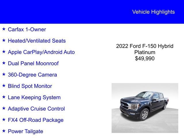 2022 Ford F-150 Platinum