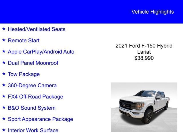 2021 Ford F-150 LARIAT