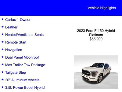 2023 Ford F-150 Platinum