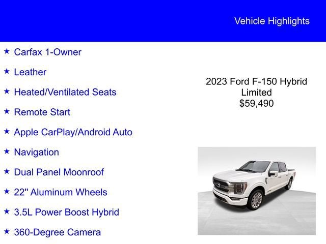 2023 Ford F-150 Limited
