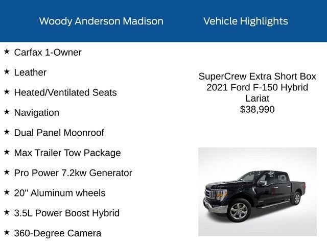 2021 Ford F-150 LARIAT