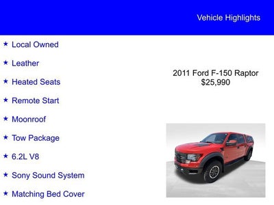 2011 Ford F-150 SVT Raptor