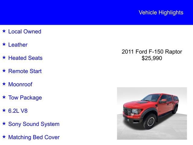 2011 Ford F-150 SVT Raptor