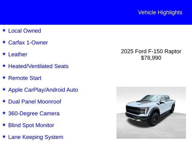 2025 Ford F-150 Raptor
