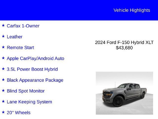 2024 Ford F-150 XLT