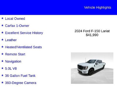2024 Ford F-150 LARIAT