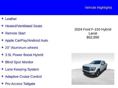 2024 Ford F-150 LARIAT