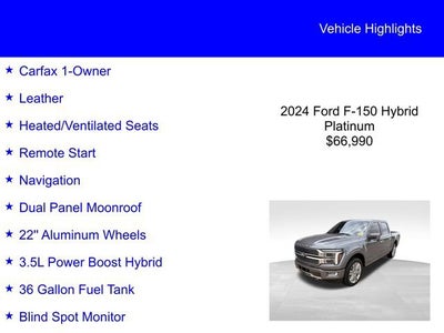 2024 Ford F-150 Platinum