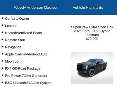 2025 Ford F-150 Platinum