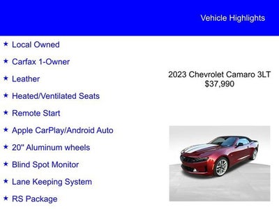 2023 Chevrolet Camaro 3LT