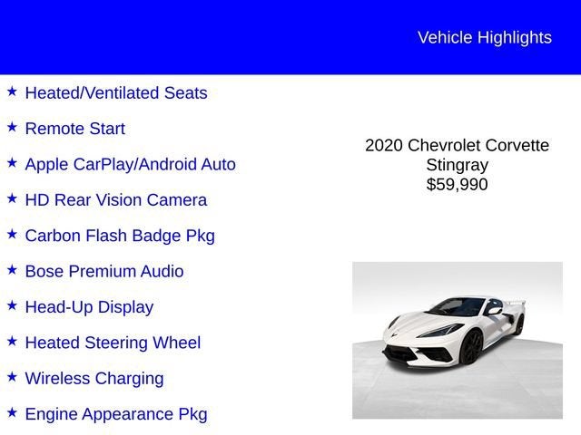 2020 Chevrolet Corvette 2LT