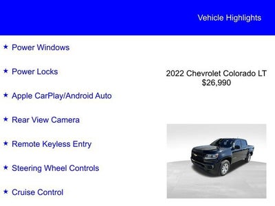 2022 Chevrolet Colorado 2WD LT