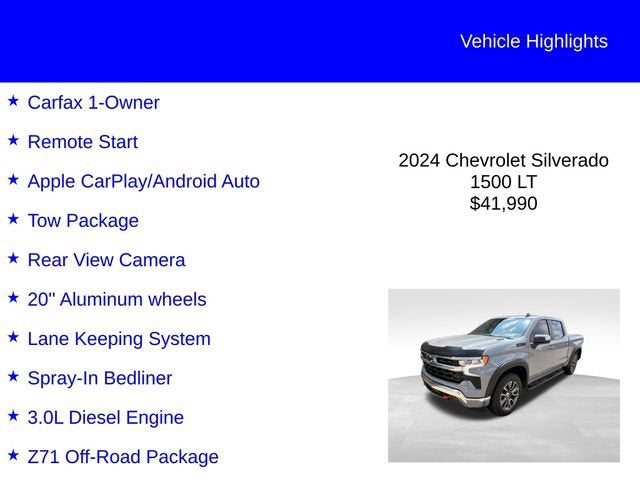 2024 Chevrolet Silverado 1500 LT