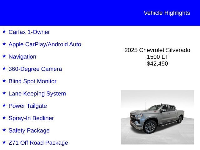 2025 Chevrolet Silverado 1500 LT