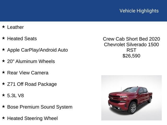 2020 Chevrolet Silverado 1500 RST