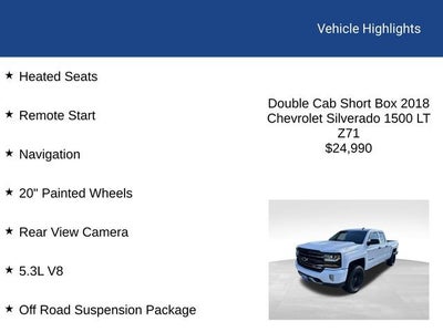 2018 Chevrolet Silverado 1500 LT