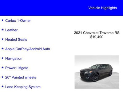 2021 Chevrolet Traverse RS