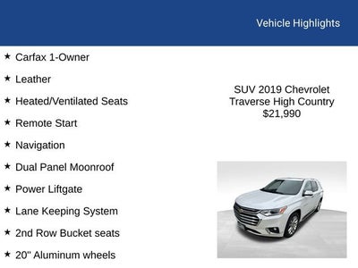 2019 Chevrolet Traverse High Country
