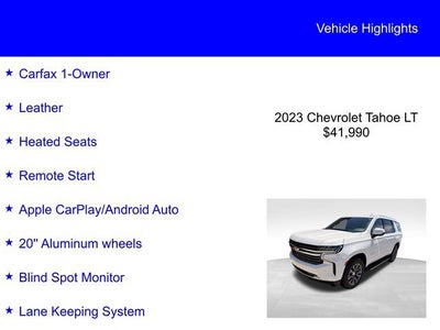 2023 Chevrolet Tahoe LT