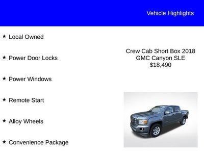 2018 GMC Canyon 4WD SLE