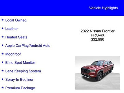 2022 Nissan Frontier PRO-4X