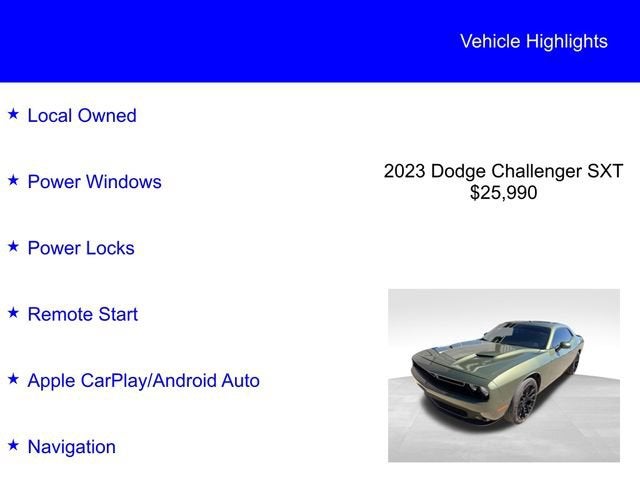 2023 Dodge Challenger SXT
