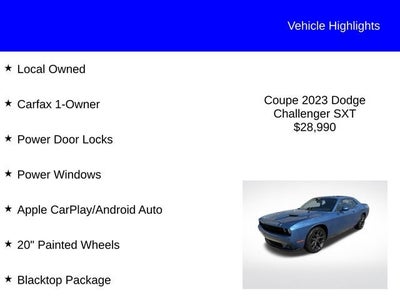 2023 Dodge Challenger SXT