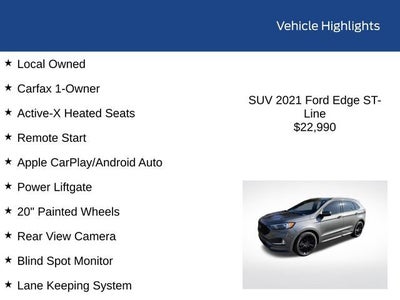 2021 Ford Edge ST Line