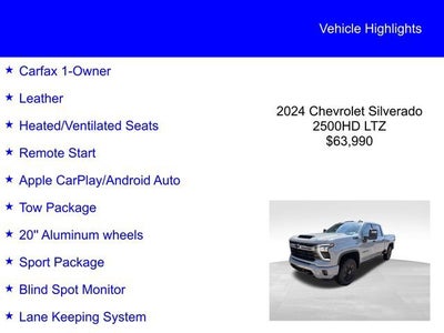 2024 Chevrolet Silverado 2500HD LTZ