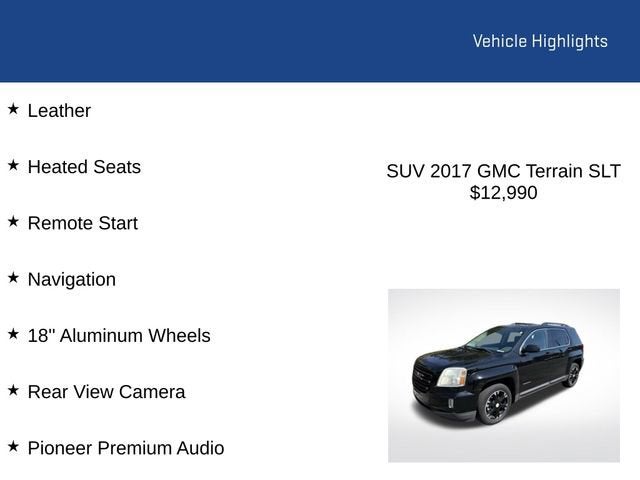 2017 GMC Terrain SLT