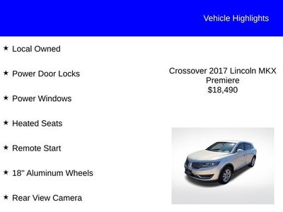 2017 Lincoln MKX Premiere