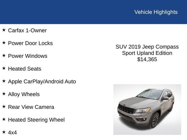 2019 Jeep Compass Upland Edition