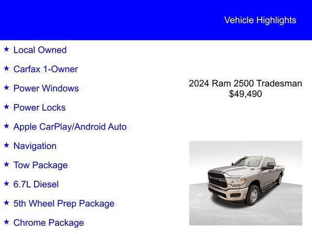 2024 RAM 2500 Tradesman