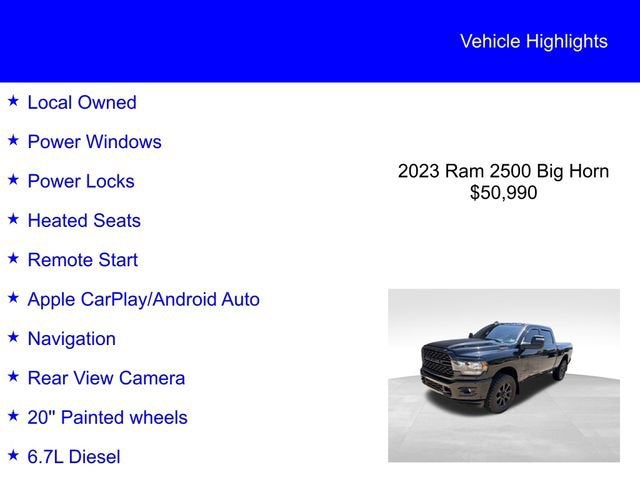 2023 RAM 2500 Big Horn