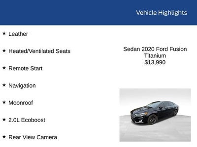 2020 Ford Fusion Titanium