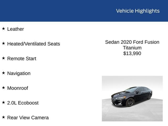 2020 Ford Fusion Titanium