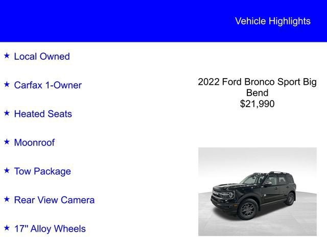 2022 Ford Bronco Sport Big Bend