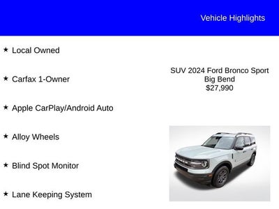 2024 Ford Bronco Sport Big Bend