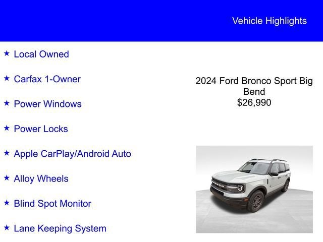 2024 Ford Bronco Sport Big Bend