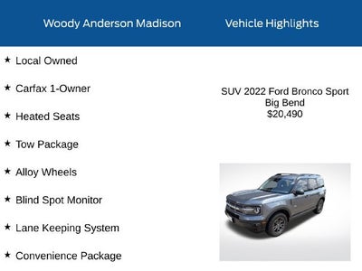 2022 Ford Bronco Sport Big Bend