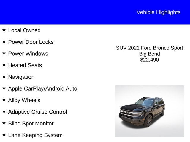2021 Ford Bronco Sport Big Bend