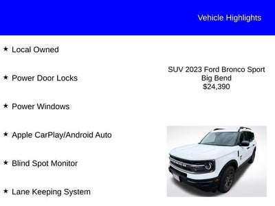 2023 Ford Bronco Sport Big Bend