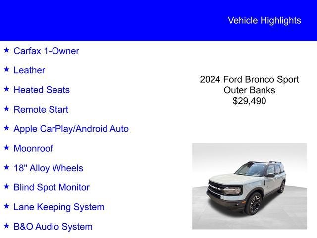 2024 Ford Bronco Sport Outer Banks