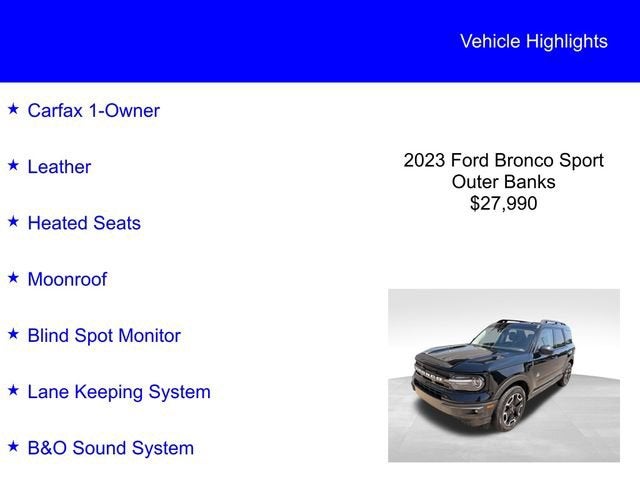 2023 Ford Bronco Sport Outer Banks