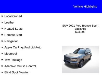 2021 Ford Bronco Sport Badlands