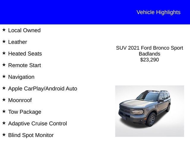 2021 Ford Bronco Sport Badlands