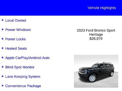 2023 Ford Bronco Sport Heritage