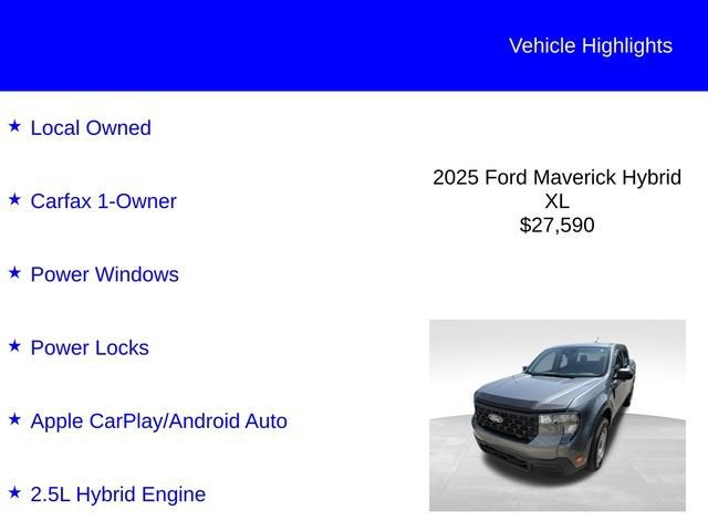 2025 Ford Maverick XL