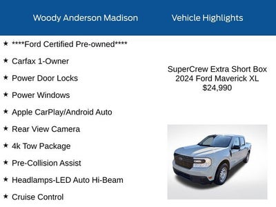 2024 Ford Maverick XL