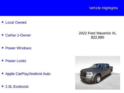 2022 Ford Maverick XL